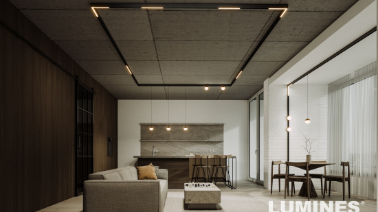 LUMINES GENESIS Lampa zwieszana GLOBE-S 10 W 4000 K czarna - widok prezentacyjny