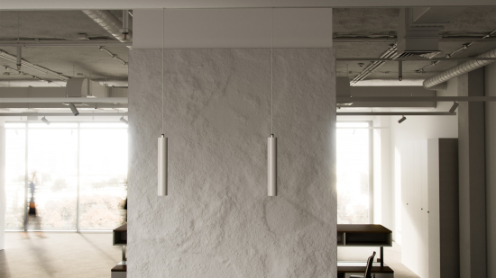 LUMINES GENESIS Lampa zwieszana TUBE 15 W 4000 K biała - widok 3