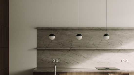 LUMINES GENESIS Lampa zwieszana GLOBE-S 10 W 4000 K czarna - widok 2