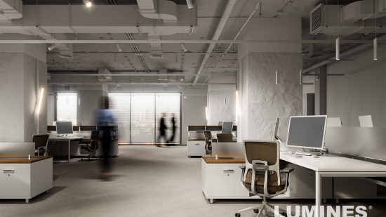 LUMINES GENESIS Lampa liniowa GRILLE+ 12 W UGR 4000 K biała - widok 2